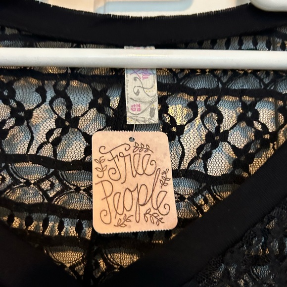 Free People Long Lace Top - Picture 3 of 4